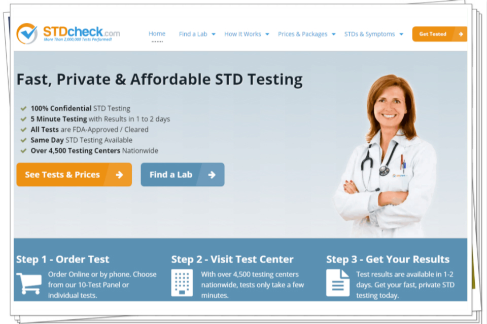 STDcheck.com is the Leader in STD Testing