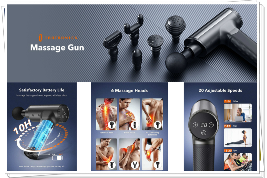 TaoTronics TT-PCA004 Massage Gun