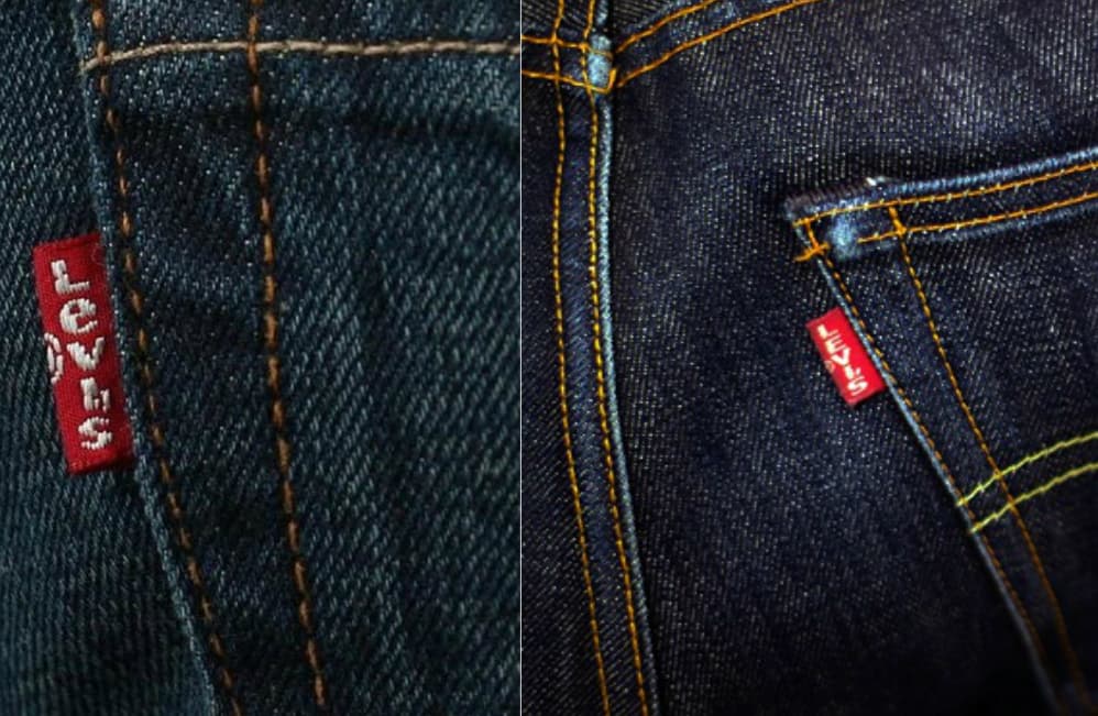 Introducir 85+ imagen spot fake levi's jeans original vs fake ...