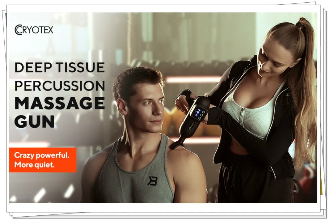 Why Cryotex Deep Tissue Percussion Massage Gun?